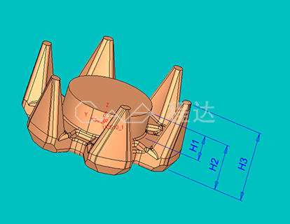 爪極參數(shù)標(biāo)注示意圖B
